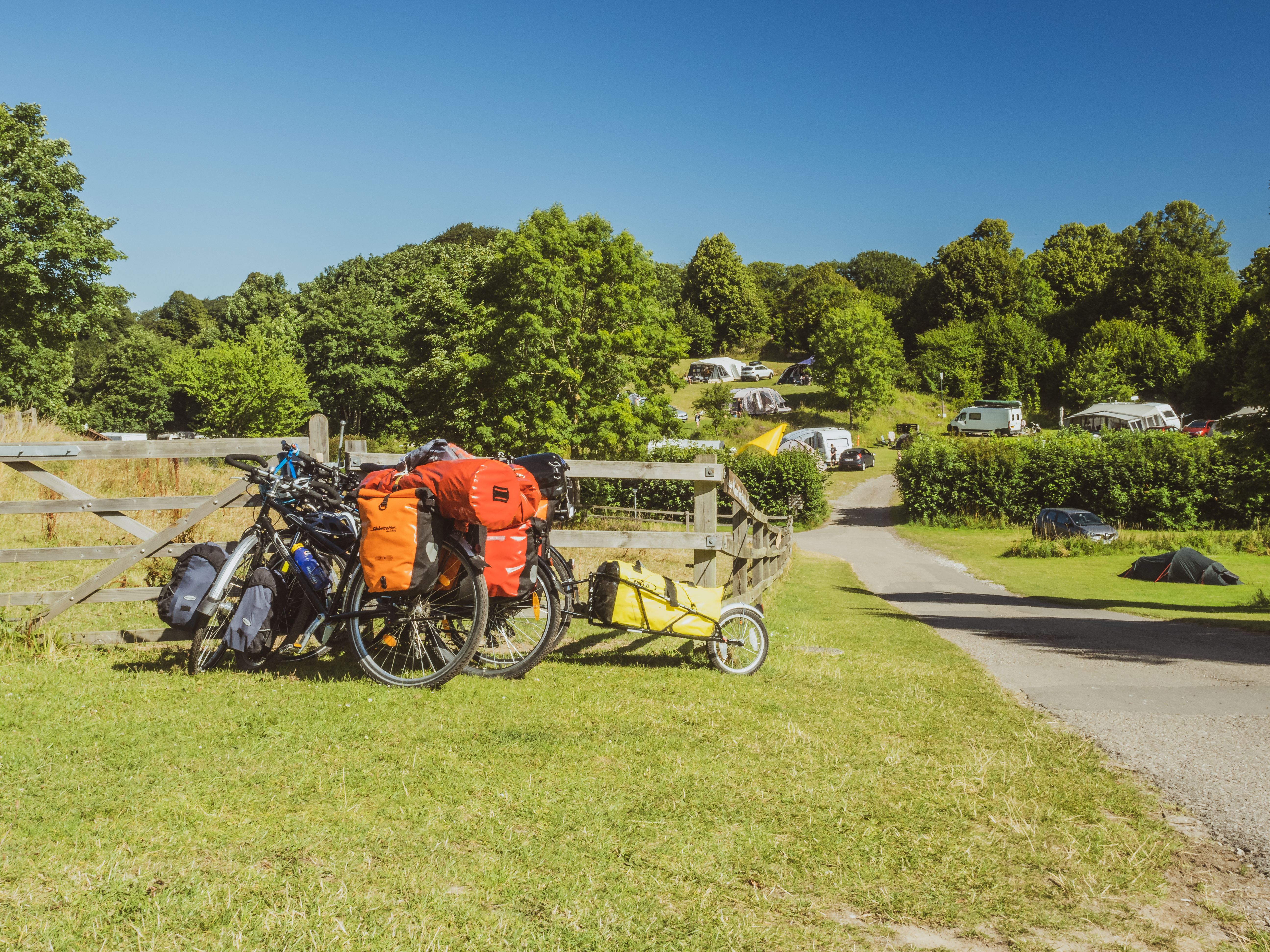 Camp Møns Klint, a campsite near the chalk cliffs on Møn, photo Daniel Villadsen