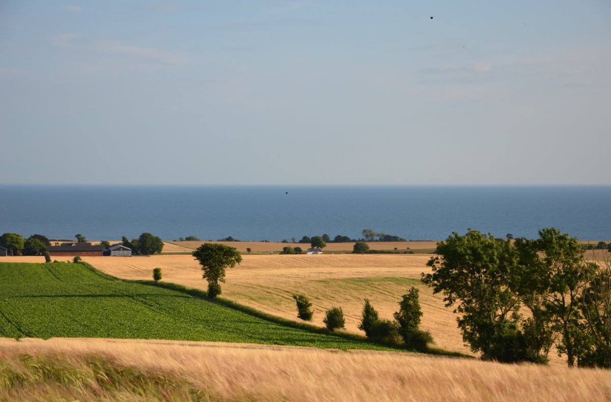 Blick über die Ostsee von der Insel Mön