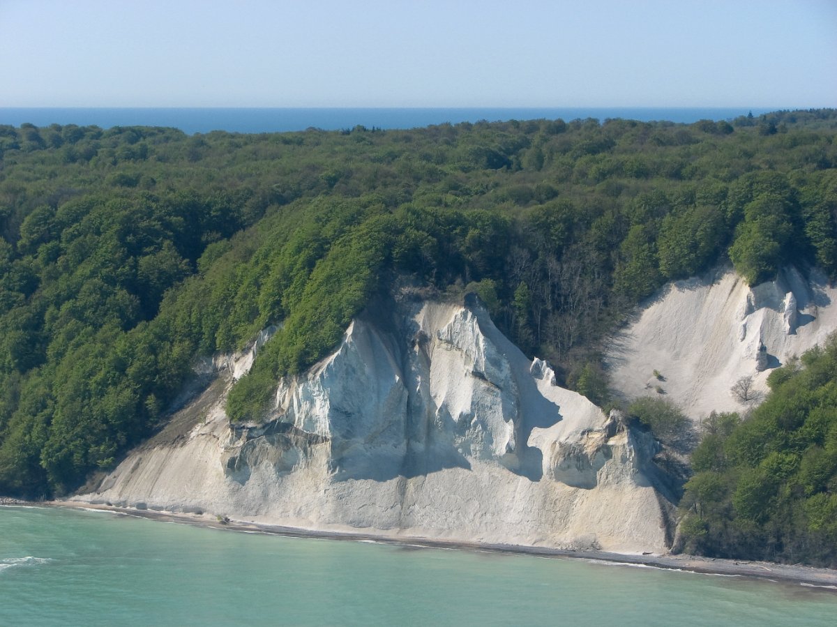 Kreidefelsen Møns Klint auf der Insel Mön
